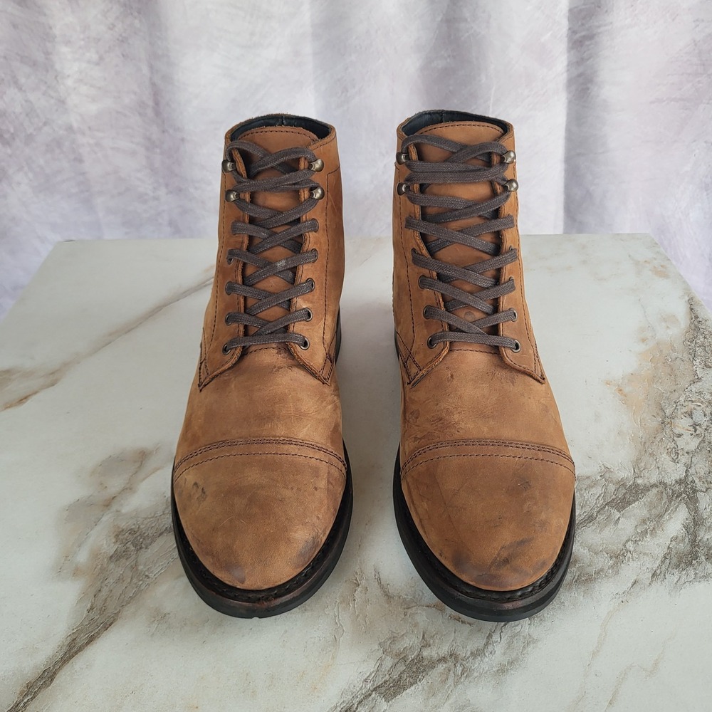 Thursday Captain Cap Toe Boots Size 11.5 Tan - Picture 2 of 15